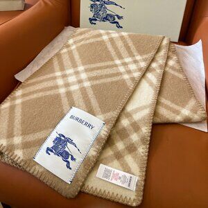 Burberry Check Cashmere Scarf